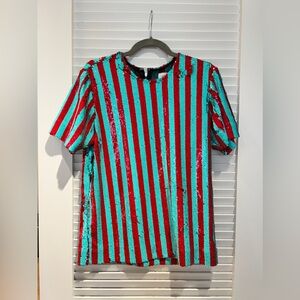 Sequins top by Halpern, works for US6-8